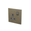 Socket outlet BS Without imprint Antique Gold - Millenium