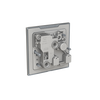 Socket outlet Round 15A Without imprint Matt Gold - Millenium