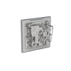 Socket outlet BS Without imprint Matt Gold - Millenium