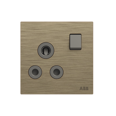Socket outlet Round 15A Without imprint Antique Gold - Millenium