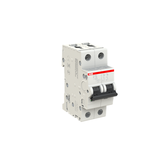Miniature Circuit Breaker - S200 - 2P - 16 A - C - (AC) 6 kA – Image 2 of 3
