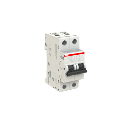 Miniature Circuit Breaker - S200 - 2P - 1.6 A - C - (AC) 6 kA