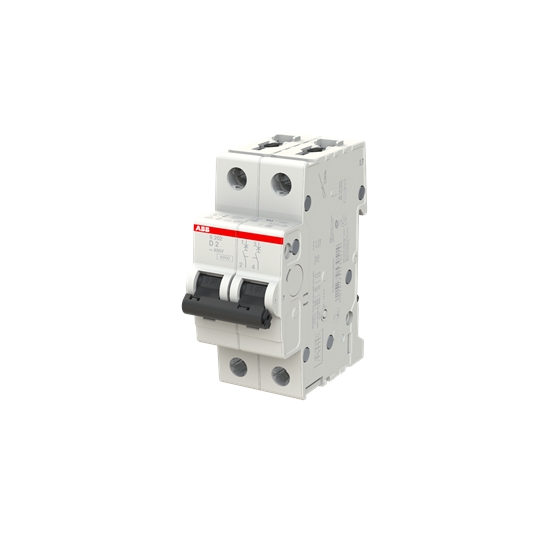 Miniature Circuit Breaker - S200 - 2P - 2 A - D - (AC) 6 kA – Image 3 of 3