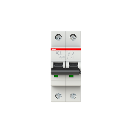 Miniature Circuit Breaker - S200 - 2P - 16 A - B - (AC) 6 kA – Image 2 of 3