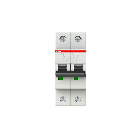 Miniature Circuit Breaker - S200 - 2P - 4 A - C - (AC) 6 kA – Image 2 of 3