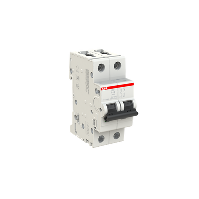 Miniature Circuit Breaker - S200 - 2P - 4 A - K - (AC) 6 kA
