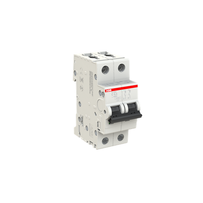 Miniature Circuit Breaker - S200 - 2P - 0.5 A - C - (AC) 6 kA