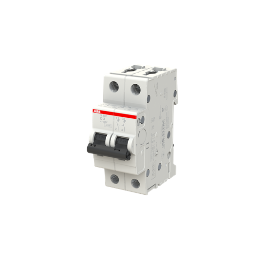 Miniature Circuit Breaker - S200 - 2P - 3 A - D - (AC) 6 kA – Image 3 of 3