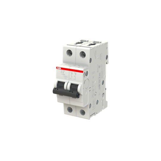 Miniature Circuit Breaker - S200 - 2P - 8 A - C - (AC) 6 kA – Image 3 of 3