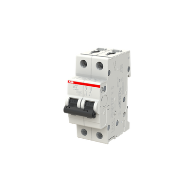 Miniature Circuit Breaker - S200 - 2P - 8 A - C - (AC) 6 kA