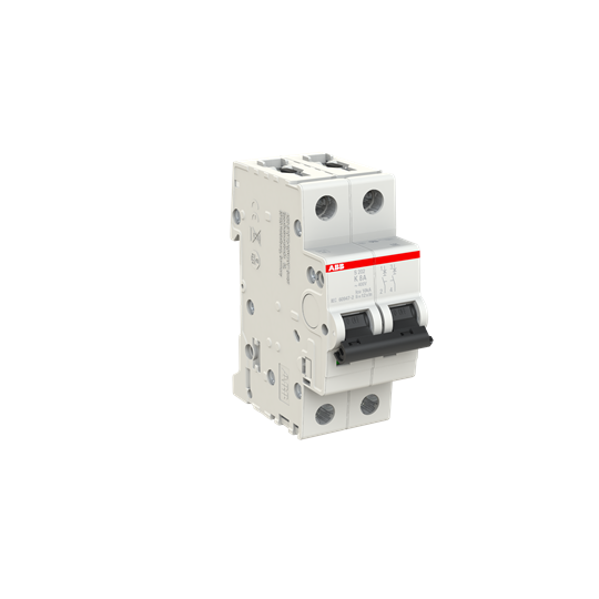 Miniature Circuit Breaker - S200 - 2P - 8 A - K - (AC) 6 kA