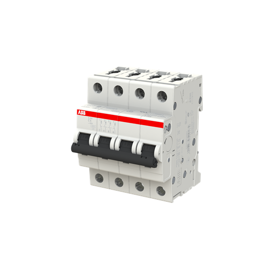 Miniature Circuit Breaker - S200 - 4P - 6 A - C - (AC) 6 kA