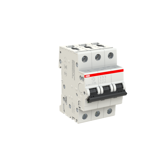Miniature Circuit Breaker - S200 - 3P - 1 A - K - (AC) 6 kA