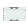 DIN rail for terminals horizontal module, 150 mm x 250 mm x 120 mm , 1 rows , 0000 GU , Field width: 1