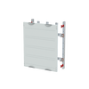 Vertical terminals module, 600 mm x 500 mm x 200 mm , 2 rows , 0 GU , Field width: 2