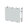 Vertical terminals module, 600 mm x 750 mm x 200 mm , 4 rows , 0 GU , Field width: 3