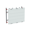 Vertical terminals module, 600 mm x 750 mm x 200 mm , 4 rows , 0 GU , Field width: 3