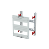 DIN rail mounting devices module, 300 mm x 250 mm x 120 mm , 2 rows , 000 GU , Field width: 1