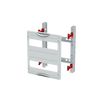 DIN rail mounting devices module, 300 mm x 250 mm x 120 mm , 2 rows , 000 GU , Field width: 1