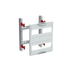 DIN rail mounting devices module, 300 mm x 250 mm x 120 mm , 2 rows , 000 GU , Field width: 1