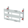DIN rail mounting devices module, 300 mm x 500 mm x 120 mm , 2 rows , 000 GU , Field width: 2