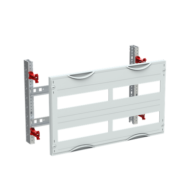DIN rail mounting devices module, 300 mm x 500 mm x 120 mm , 2 rows , 000 GU , Field width: 2