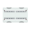 DIN rail mounting devices module, 300 mm x 500 mm x 120 mm , 2 rows , 000 GU , Field width: 2