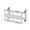 DIN rail mounting devices module, 300 mm x 500 mm x 120 mm , 2 rows , 000 GU , Field width: 2