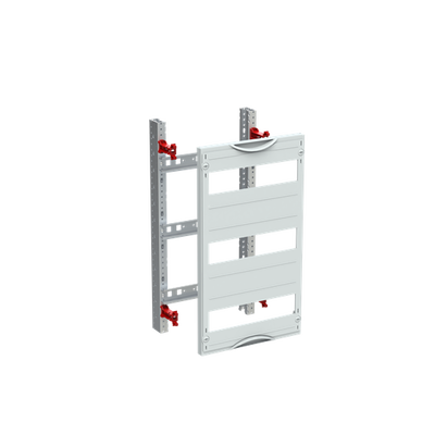 DIN rail mounting devices module, 450 mm x 250 mm x 120 mm , 3 rows , 00 GU , Field width: 1