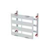 DIN rail mounting devices module, 450 mm x 500 mm x 120 mm , 3 rows , 00 GU , Field width: 2