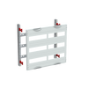 DIN rail mounting devices module, 450 mm x 500 mm x 120 mm , 3 rows , 00 GU , Field width: 2