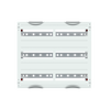 DIN rail mounting devices module, 450 mm x 500 mm x 120 mm , 3 rows , 00 GU , Field width: 2