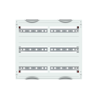 DIN rail mounting devices module, 450 mm x 500 mm x 120 mm , 3 rows , 00 GU , Field width: 2
