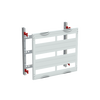 DIN rail mounting devices module, 450 mm x 500 mm x 120 mm , 3 rows , 00 GU , Field width: 2
