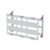 DIN rail mounting devices module, 450 mm x 750 mm x 120 mm , 3 rows , 00 GU , Field width: 3