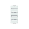 DIN rail mounting devices module, 600 mm x 250 mm x 120 mm , 4 rows , 0 GU , Field width: 1