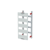 DIN rail mounting devices module, 600 mm x 250 mm x 120 mm , 4 rows , 0 GU , Field width: 1
