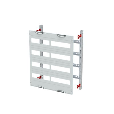 DIN rail mounting devices module, 600 mm x 500 mm x 120 mm , 4 rows , 0 GU , Field width: 2