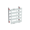 DIN rail mounting devices module, 600 mm x 500 mm x 120 mm , 4 rows , 0 GU , Field width: 2