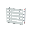 DIN rail mounting devices module, 600 mm x 750 mm x 120 mm , 4 rows , 0 GU , Field width: 3