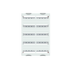 DIN rail mounting devices module, 750 mm x 500 mm x 120 mm , 5 rows , 1 GU , Field width: 2