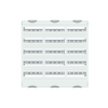 DIN rail mounting devices module, 750 mm x 750 mm x 120 mm , 5 rows , 1 GU , Field width: 3