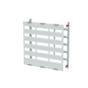 DIN rail mounting devices module, 750 mm x 750 mm x 120 mm , 5 rows , 1 GU , Field width: 3
