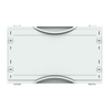 DIN rail for terminals horizontal module, 150 mm x 250 mm x 200 mm , 1 rows , 0000 GU , Field width: 1