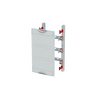 DIN rail for terminals horizontal module, 450 mm x 250 mm x 200 mm , 3 rows , 00 GU , Field width: 1