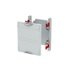 Mounting plate module, 300 mm x 250 mm x 200 mm , 000 GU , Field width: 1