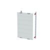 Touch guard module, 750 mm x 500 mm x 120 mm , 1 GU , Field width: 2