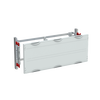 Busbar system horizontal module, 300 mm x 750 mm x 225 mm , 000 GU , Field width: 3