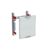 N/PE busbar and terminals module, 300 mm x 250 mm x 200 mm , 1 rows , 000 GU , Field width: 1