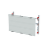 N/PE busbar and terminals module, 450 mm x 750 mm x 200 mm , 2 rows , 00 GU , Field width: 3